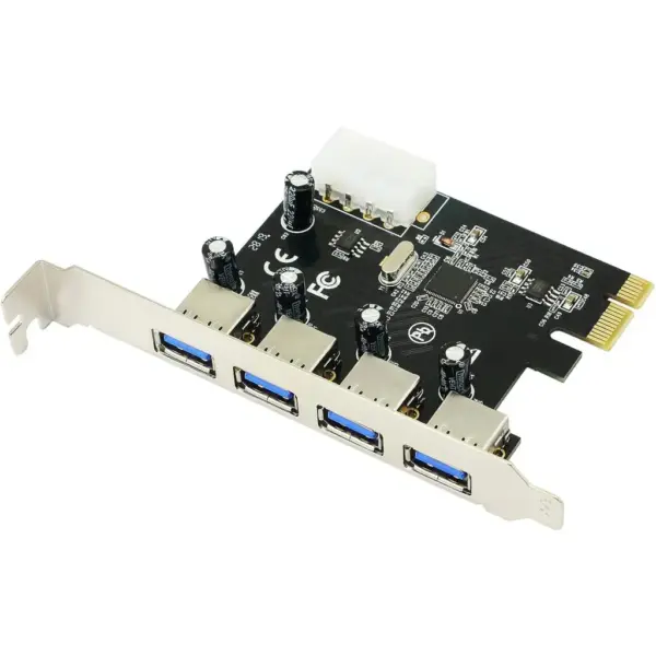 Контролер Dynamode USB 3.0 4 ports to PCI-E (USB3.0-4-PCIE) Контролер Dynamode USB 3.0 4 ports to PCI-E (USB3.0-4-PCIE)