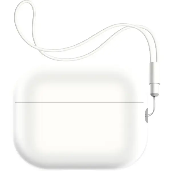 Чохол для навушників Armorstandart Silicone Case with straps для Apple Airpods Pro 2 White (ARM68618) Чохол для навушників Armorstandart Silicone Case with straps для Apple Airpods Pro 2 White (ARM68618)