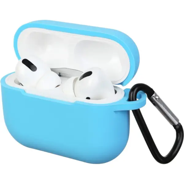 Чохол для навушників Armorstandart Silicone Case для Apple Airpods Pro Light Blue (ARM56085) Чохол для навушників Armorstandart Silicone Case для Apple Airpods Pro Light Blue (ARM56085)