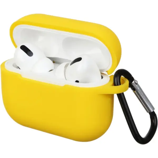 Чохол для навушників Armorstandart Silicone Case для Apple Airpods Pro Yellow (ARM56079) Чохол для навушників Armorstandart Silicone Case для Apple Airpods Pro Yellow (ARM56079)