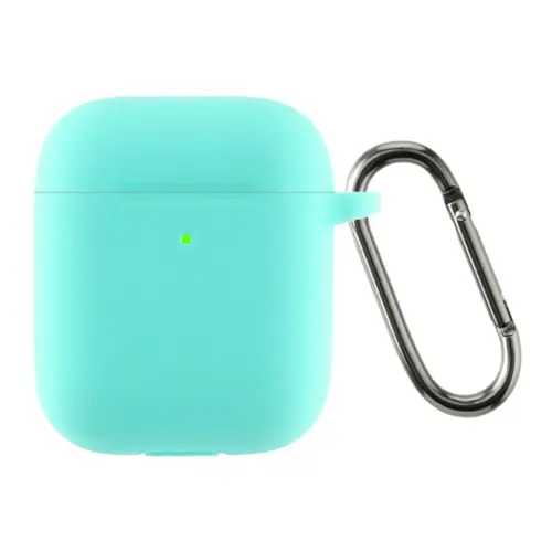 Чохол для навушників Armorstandart Ultrathin Silicone Case With Hook для Apple AirPods 2 Mint Green (ARM59686) Чохол для навушників Armorstandart Ultrathin Silicone Case With Hook для Apple AirPods 2 Mint Green (ARM59686)