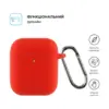Чохол для навушників Armorstandart Ultrathin Silicone Case With Hook для Apple AirPods 2 Red (ARM59691)