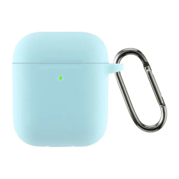 Чохол для навушників Armorstandart Ultrathin Silicone Case With Hook для Apple AirPods 2 Sky Blue (ARM59692) Чохол для навушників Armorstandart Ultrathin Silicone Case With Hook для Apple AirPods 2 Sky Blue (ARM59692)