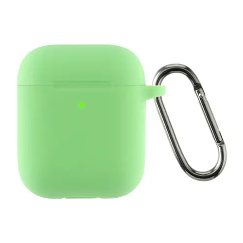 Чохол для навушників Armorstandart Ultrathin Silicone Case With Hook для Apple AirPods 2 Spearmint (ARM59693) Чохол для навушників Armorstandart Ultrathin Silicone Case With Hook для Apple AirPods 2 Spearmint (ARM59693)