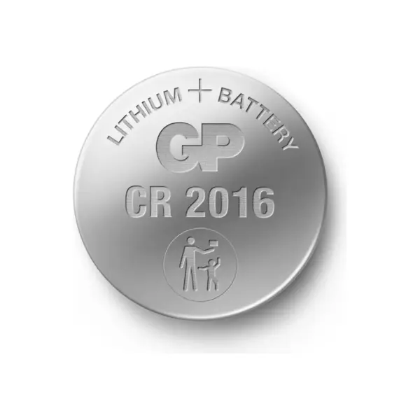 Батарейка Gp CR2016 Lithium 3.0V * 1 (відривається) (CR2016-8U5 / 4891199001123)