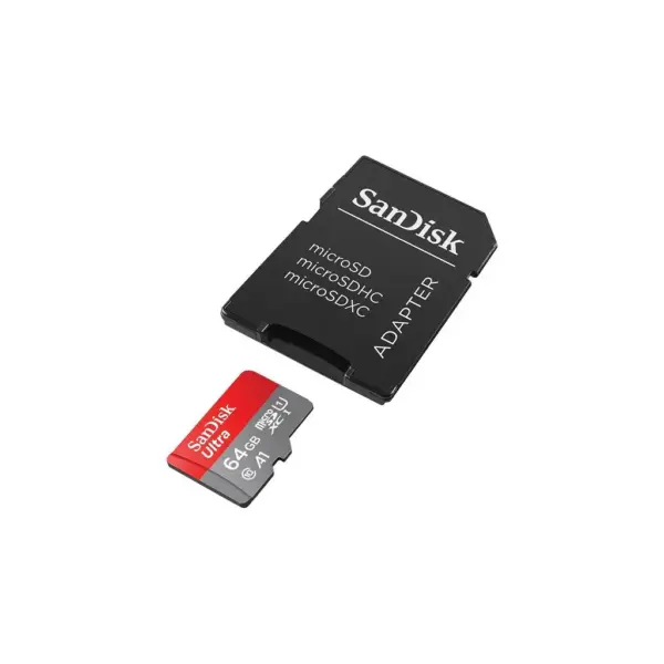 Карта пам'яті SanDisk 64GB microSD class 10 UHS-I Ultra (SDSQUAB-064G-GN6MA)