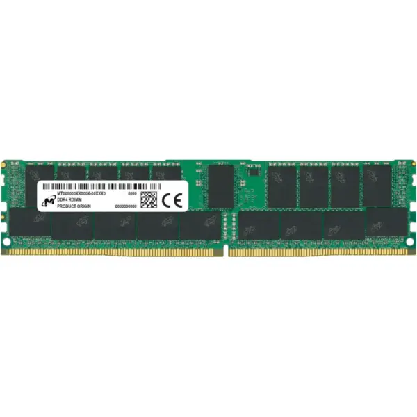 Модуль пам'яті для сервера Micron DDR4 RDIMM 64GB 2Rx4 3200 CL22 (16Gbit) (Single Pack) (MTA36ASF8G72PZ-3G2R)