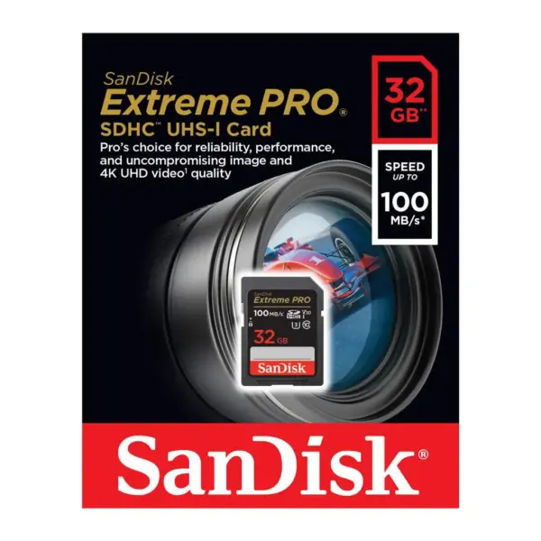 Карта пам'яті SanDisk 32GB SD class 10 UHS-I U3 V30 Extreme PRO (SDSDXXO-032G-GN4IN) Карта пам'яті SanDisk 32GB SD class 10 UHS-I U3 V30 Extreme PRO (SDSDXXO-032G-GN4IN)