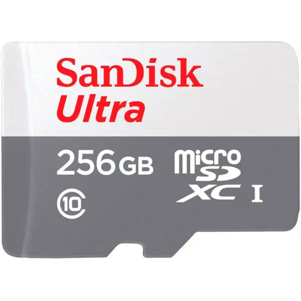 Карта пам'яті SanDisk 256GB microSDXC class 10 UHS-I Ultra (SDSQUNR-256G-GN3MN) Карта пам'яті SanDisk 256GB microSDXC class 10 UHS-I Ultra (SDSQUNR-256G-GN3MN)