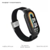 Ремінець до фітнес браслета Armorstandart Braided Solo Loop для Xiaomi Mi Band 7/6/5/4 Black (ARM69902)