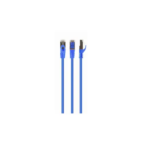 Патч-корд 10м S/FTP Cat 6A CU LSZH blue Cablexpert (PP6A-LSZHCU-B-10M)