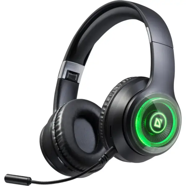 Навушники Defender FreeMotion B400 LED Bluetooth Black (63400) Навушники Defender FreeMotion B400 LED Bluetooth Black (63400)
