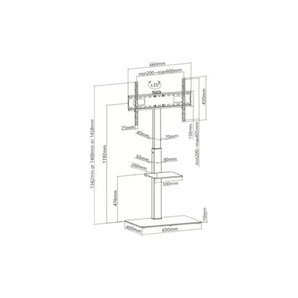 Кронштейн HiSmart HS081218 Кронштейн HiSmart HS081218
