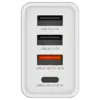 Зарядний пристрій Verbatim USB 30W PD3.0 4-ports white (49701)