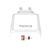 Зарядний пристрій ColorWay Power Delivery Port PPS USB (Type-C PD+ USB QC3.0) (45W) white (CW-CHS042PD-WT)
