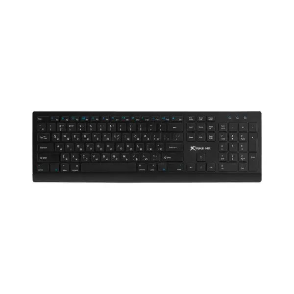 Комплект Xtrike ME MK-208W Wireless UA Black (MK-208WUA)