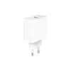 Зарядний пристрій Gembird USB-A + Type-C (PD20W + QC3.0 18W) white (TA-UC-PDQC20-01-W)