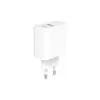 Зарядний пристрій Gembird USB-A + Type-C (PD20W + QC3.0 18W) white (TA-UC-PDQC20-01-W)