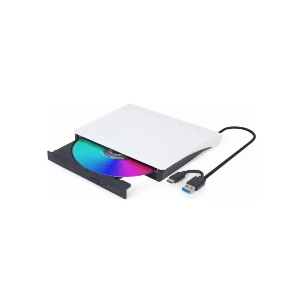 Оптичний привід DVD-RW Gembird DVD-USB-03-BW Оптичний привід DVD-RW Gembird DVD-USB-03-BW