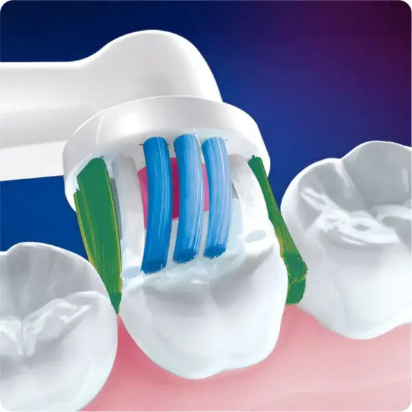 Насадка для зубної щітки Oral-B Pro 3D White, 2 шт (8006540847183)