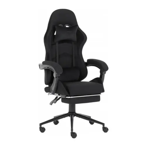 Крісло ігрове GT Racer X-2324 Black Suede (X-2324 Fabric Black Suede)