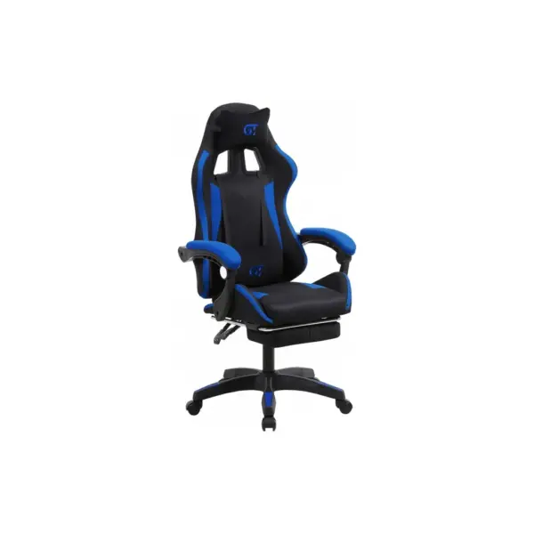 Крісло ігрове GT Racer X-2324 Black/Blue (X-2324 Fabric Black/Blue)
