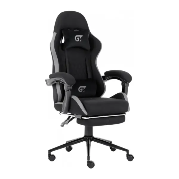 Крісло ігрове GT Racer X-2324 Black/Gray (X-2324 Fabric Black/Gray)