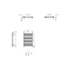 Сушарка для рушників Terma 1185x530 Marlin One (WWMRN118053KS96E8P)