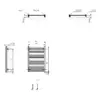 Сушарка для рушників Terma Marlin One 780x530 (WWMRN078053KS96E8P)