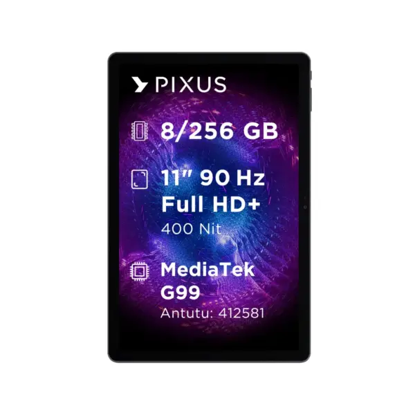 Планшет Pixus Titan 10.95" 8/256GB LTE, metal, graphite (4897058531763)