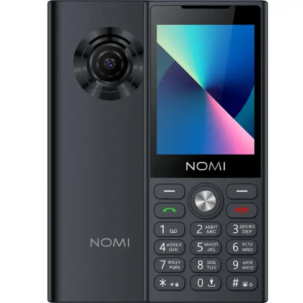 Мобільний телефон Nomi i2841 Black Мобільний телефон Nomi i2841 Black