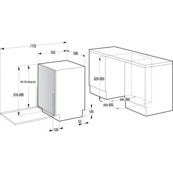 Посудомийна машина Gorenje GV673A65