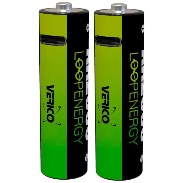 Акумулятор Verico AA USB Type-C 1700mAh 1.5V Li-ion * 2 (LoopEnergy) (1UDBT-A1WEA2-NN)