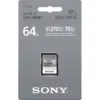 Карта пам'яті Sony 64GB SDXC class 10 UHS-II U3 V30 (SFE64A.ET4)