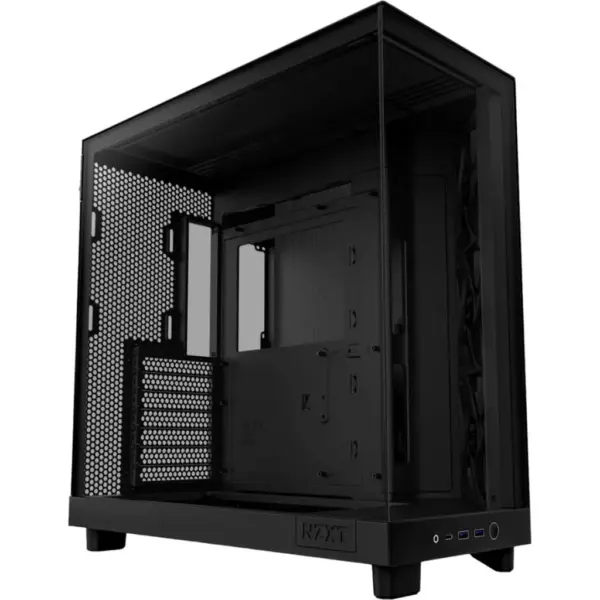 Корпус для ПК NZXT H6 Flow All Black (CC-H61FB-01) Корпус для ПК NZXT H6 Flow All Black (CC-H61FB-01)