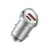 Зарядний пристрій HOCO NZ10 Handy USB-A/Type-C Silver (6942007601825) Зарядний пристрій HOCO NZ10 Handy USB-A/Type-C Silver (6942007601825)