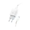 Зарядний пристрій HOCO C72A Glorious single port charger set(Type-C) White (6931474713018)
