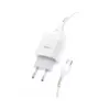 Зарядний пристрій HOCO C73A Glorious dual port charger set(Type-C) White (6931474713070)