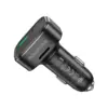 FM модулятор BOROFONE BC43 Flash 2 x USB Black (BC43B)