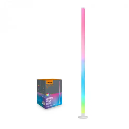Торшер Videx підлогова RGB 10W (VL-TF20-RGB)