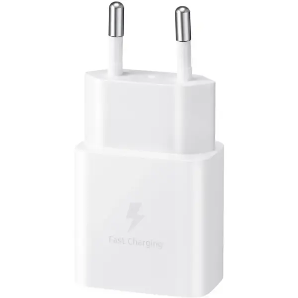 Зарядний пристрій Samsung USB-С 15W White + Cable USB-C 1m (EP-T1510XWEGEU) Зарядний пристрій Samsung USB-С 15W White + Cable USB-C 1m (EP-T1510XWEGEU)