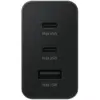 Зарядний пристрій Samsung 2xUSB-С 65W PD PPS/USB-A Black (EP-T6530NBEGEU)