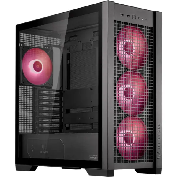 Корпус для ПК ASUS TUF Gaming GT302 ARGB Black (90DC00I0-B19000)