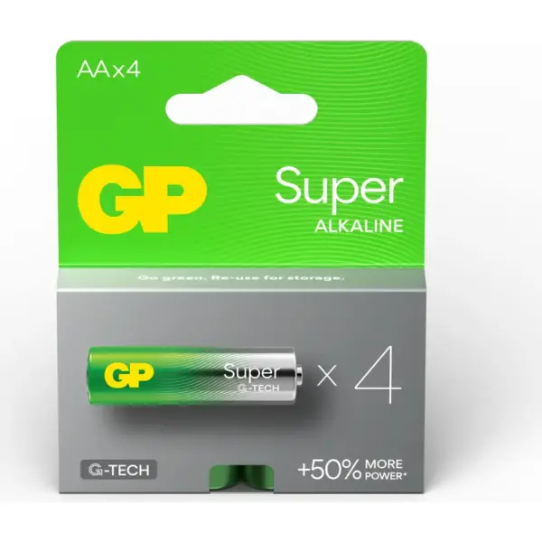 Батарейка Gp AA LR6 Super Alcaline * 4 (15A21-SB4 / 4891199216763) Батарейка Gp AA LR6 Super Alcaline * 4 (15A21-SB4 / 4891199216763)