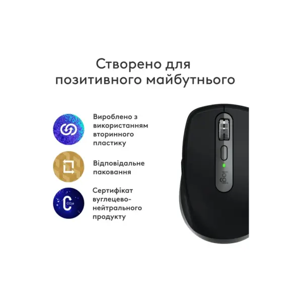 Мишка Logitech MX Anywhere 3S для MAC Wireless Space Grey (910-006947) Мишка Logitech MX Anywhere 3S для MAC Wireless Space Grey (910-006947)