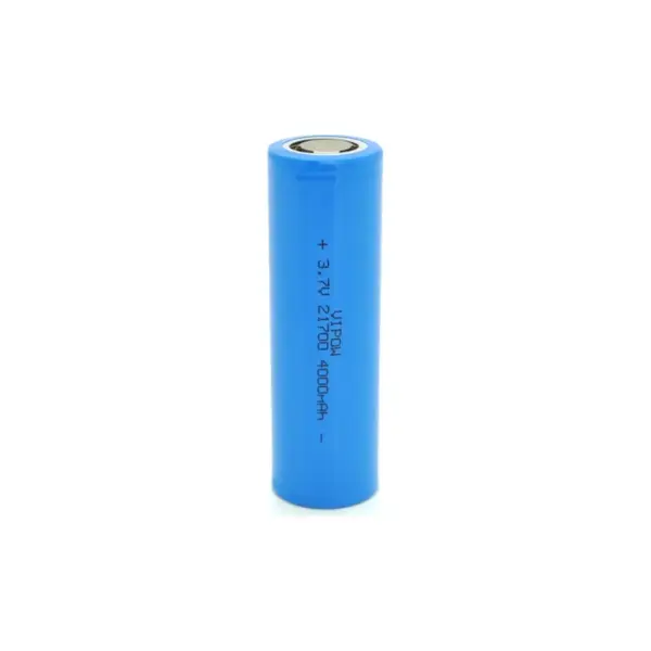 Акумулятор 21700 4000mAh, 3.7V, Blue, FlatTop Vipow (ICR21700-4000mAhFT / 31078)