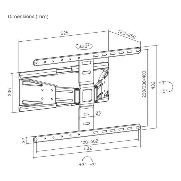 Кронштейн UniBracket Slim64 Кронштейн UniBracket Slim64