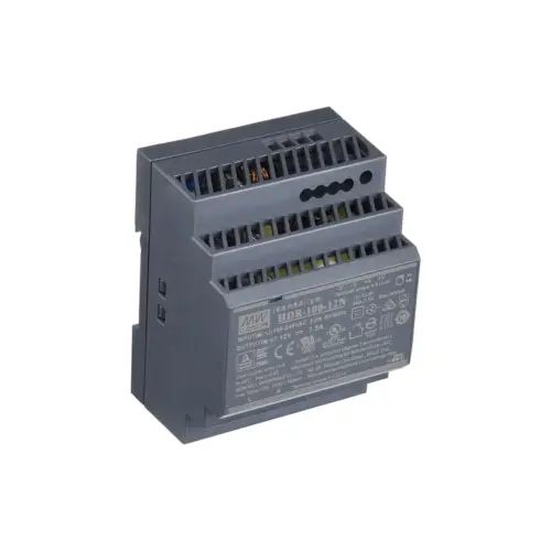 Блок живлення для систем відеоспостереження MeanWell HDR-100-12N Блок живлення для систем відеоспостереження MeanWell HDR-100-12N
