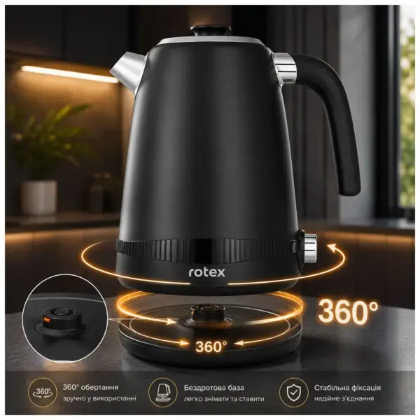 Електрочайник Rotex RKT79-B Smart Електрочайник Rotex RKT79-B Smart