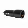 Зарядний пристрій Gembird 1xUSB-C PD20W + 1xUSB QC3.0 car adapter black (TA-UC-AC2PDQC38-CAR-01)